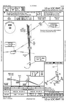 ILS OR LOC RWY 18 chart preview