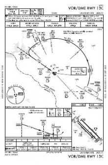 VOR/DME RWY 13C chart preview