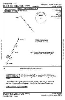 BARII THREE (RNAV) chart preview