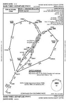 BARII THREE (RNAV) chart preview