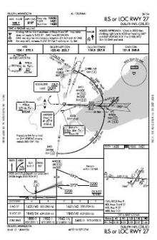ILS OR LOC RWY 27 chart preview
