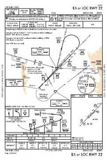 ILS OR LOC RWY 22 chart preview