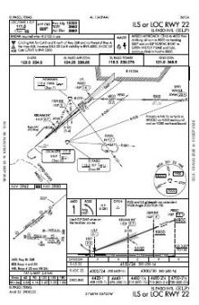 ILS OR LOC RWY 22 chart preview
