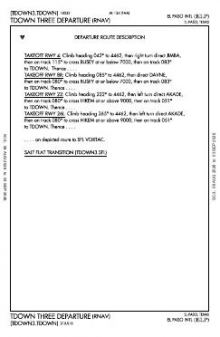 TDOWN THREE (RNAV), CONT.1 chart preview