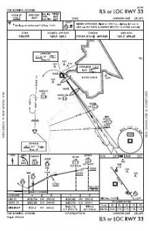 ILS OR LOC RWY 33 chart preview