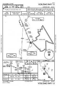 VOR/DME RWY 15 chart preview