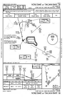 VOR/DME OR TACAN RWY 18 chart preview