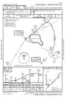 VOR/DME OR TACAN RWY 24 chart preview