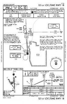ILS OR LOC/DME RWY 18 chart preview