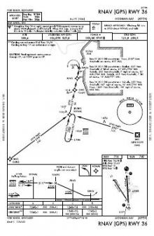 RNAV (GPS) RWY 36 chart preview