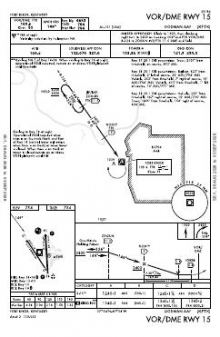 VOR/DME RWY 15 chart preview