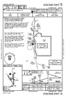 VOR/DME RWY 18 chart preview