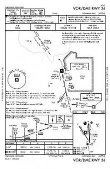 VOR/DME RWY 36 chart preview