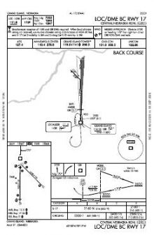 LOC/DME BC RWY 17 chart preview