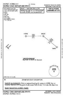 HOPRZ ONE (RNAV) chart preview