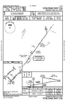 VOR/DME RWY 23L chart preview