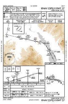 RNAV (GPS) X RWY 27 chart preview