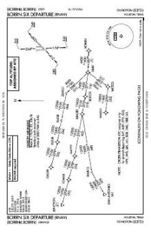 BORRN SIX (RNAV) chart preview