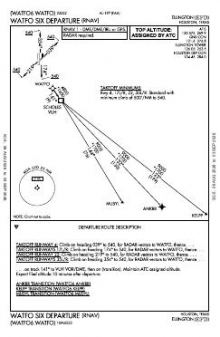 WATFO SIX (RNAV) chart preview