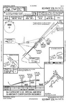 ILS RWY 23L (SA CAT II) chart preview