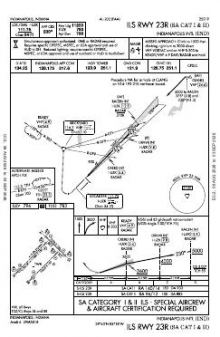 ILS RWY 23R (SA CAT I - II) chart preview