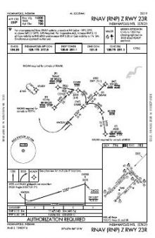 RNAV (RNP) Z RWY 23R chart preview