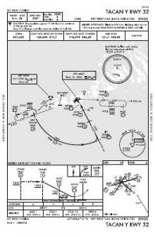TACAN Y RWY 32 chart preview