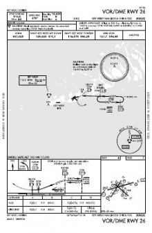 VOR/DME RWY 26 chart preview