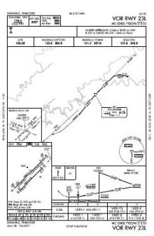 VOR RWY 23L chart preview