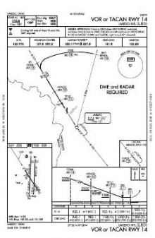 VOR OR TACAN RWY 14 chart preview