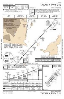 TACAN X RWY 21L chart preview