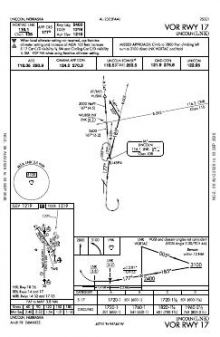 VOR RWY 17 chart preview