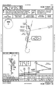 VOR Y RWY 18 chart preview