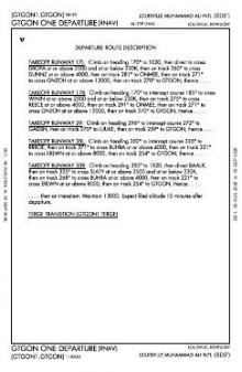 GTGON ONE (RNAV), CONT.1 chart preview