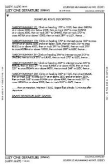 LLIZY ONE (RNAV), CONT.1 chart preview