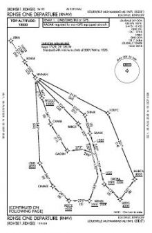 RDHSE ONE (RNAV) chart preview