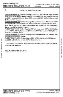 RDHSE ONE (RNAV), CONT.1 chart preview
