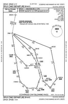 SPILR ONE (RNAV) chart preview