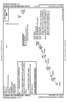 SCRAM SIX (RNAV) chart preview