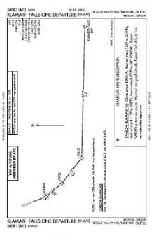 KLAMATH FALLS ONE (RNAV) chart preview