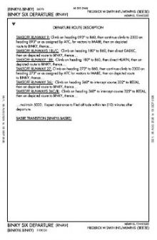 BINKY SIX (RNAV), CONT.1 chart preview