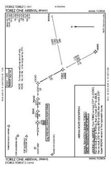 TOREZ ONE (RNAV) chart preview