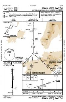 RNAV (GPS) RWY 34 chart preview