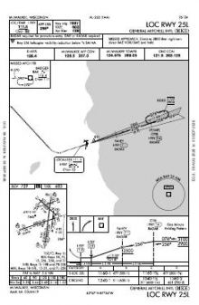 LOC RWY 25L chart preview