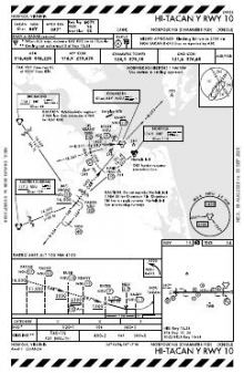 HI-TACAN Y RWY 10 chart preview
