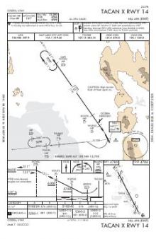 TACAN X RWY 14 chart preview