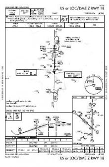 ILS OR LOC/DME Z RWY 18 chart preview