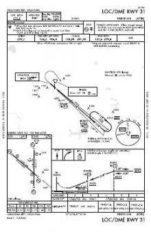 LOC/DME RWY 31 chart preview