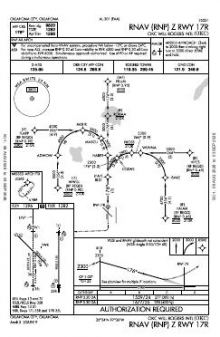 RNAV (RNP) Z RWY 17R chart preview