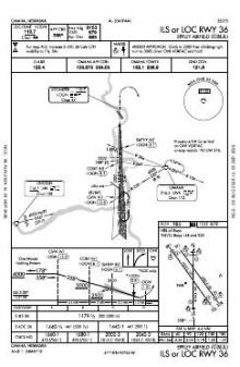 ILS OR LOC RWY 36 chart preview